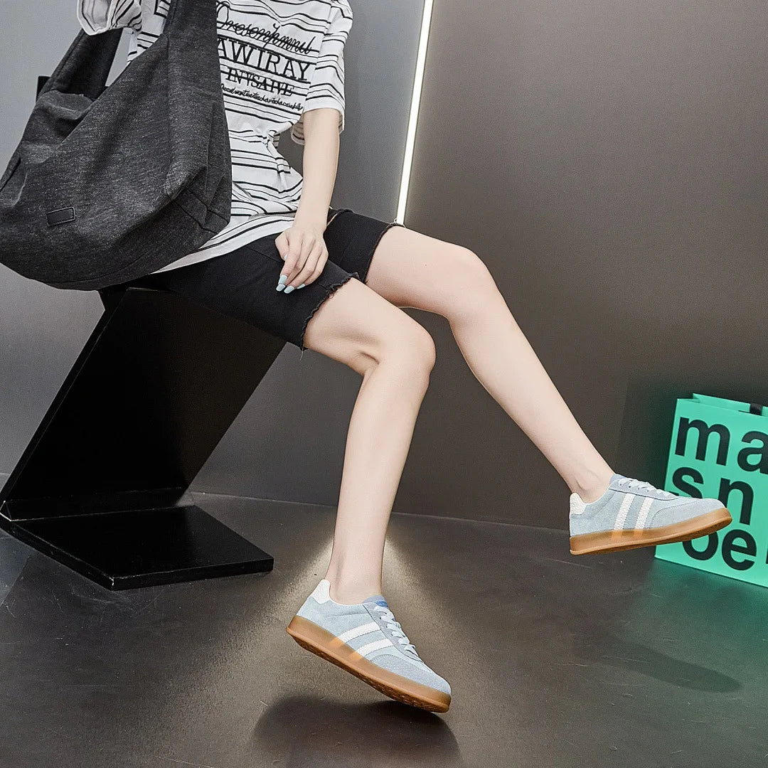 Zapatillas Casuales Verdes Para Mujer