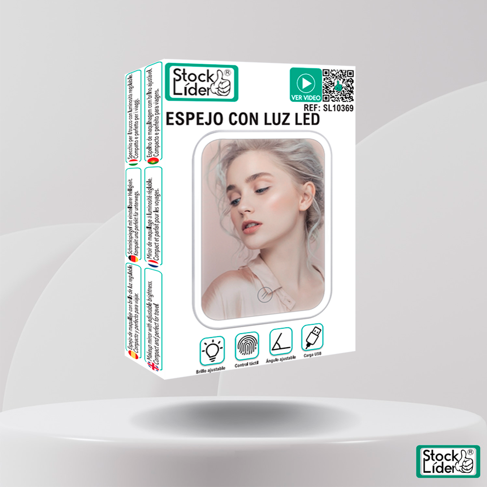 Mini Espejo de Maquillaje con Luz LED - Espejo Divina