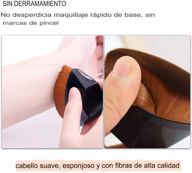 Brocha de Maquillaje Hexagonal