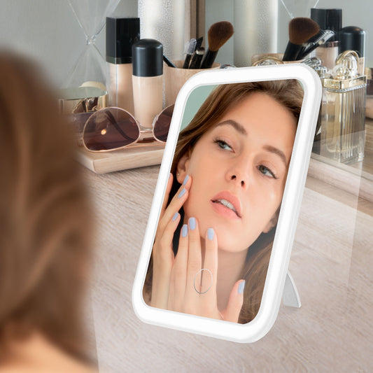 Mini Espejo de Maquillaje con Luz LED - Espejo Divina