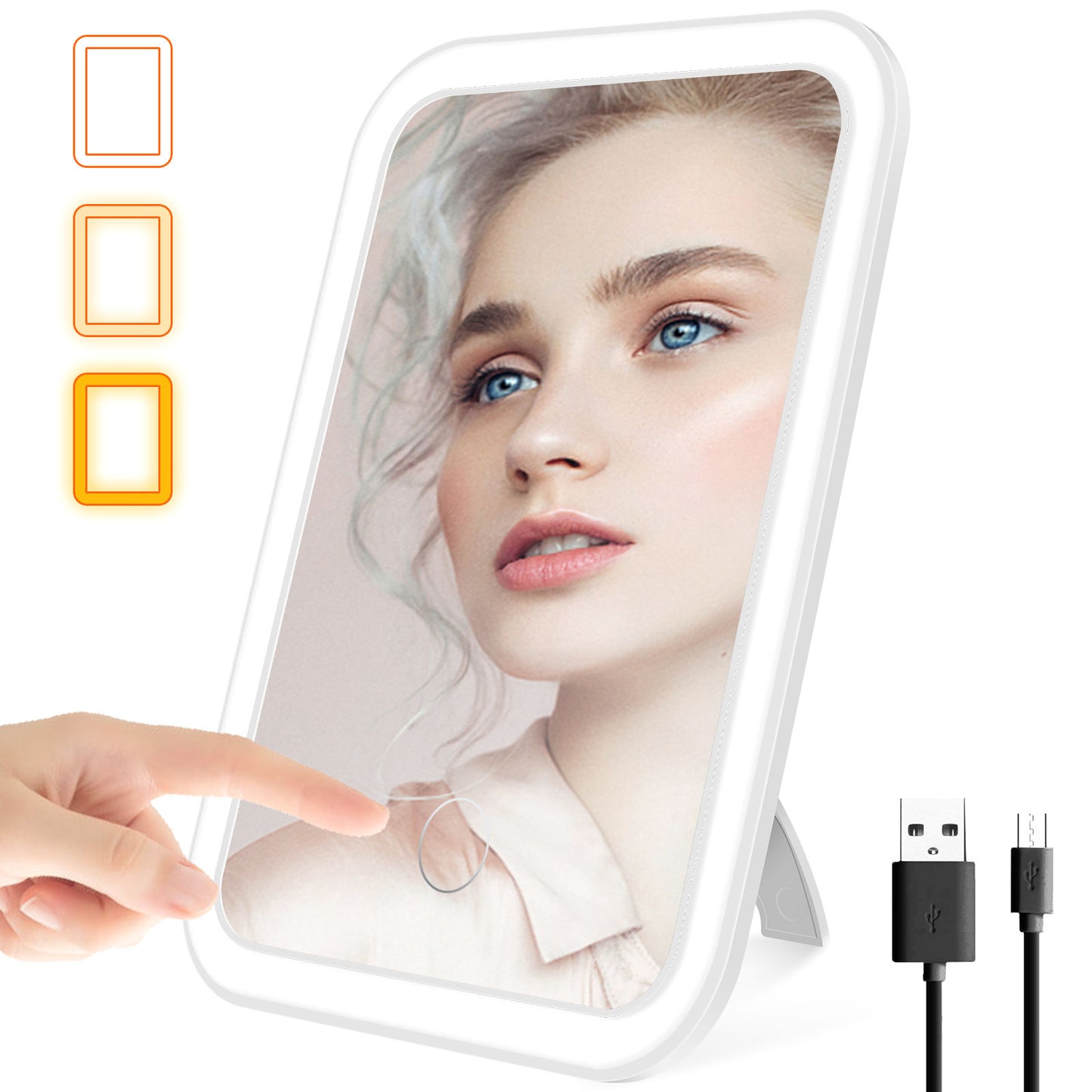 Mini Espejo de Maquillaje con Luz LED - Espejo Divina