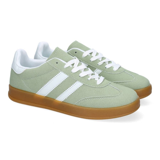 Zapatillas Casuales Verdes Para Mujer